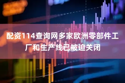 配资114查询网多家欧洲零部件工厂和生产线已被迫关闭